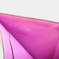 Hermes MC2 Thales Unisex Epsom Leather Wallet (bi-fold) Cyclamen BF543485 For Women -Deals Hermes Store luxury women hermes used handbags p625697 009