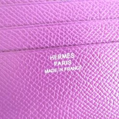Hermes MC2 Thales Unisex Epsom Leather Wallet (bi-fold) Cyclamen BF543485 For Women -Deals Hermes Store luxury women hermes used handbags p625697 011