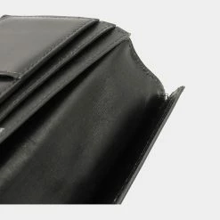 Hermes Bearn Classic Bi-Fold Long Wallet Box Calf BOX Leather Black For Women -Deals Hermes Store luxury women hermes used handbags p625698 004