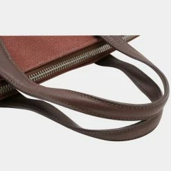 Hermes Sack Eve PM Tote Bag Toile Ash Canvas Leather Engine Brown Dark For Women 16 Hermes Sack Eve PM Tote Bag Toile Ash Canvas Leather Engine Brown Dark For Women -Deals Hermes Store luxury women hermes used handbags p625713 008