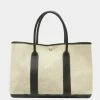 Hermes Garden PM Tote Bag Toile Ash Leather Gray Black J Engraved For Women 1 Hermes Garden PM Tote Bag Toile Ash Leather Gray Black J Engraved For Women -Deals Hermes Store luxury women hermes used handbags p625744 004