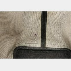 Hermes Garden PM Tote Bag Toile Ash Leather Gray Black J Engraved For Women -Deals Hermes Store luxury women hermes used handbags p625744 006