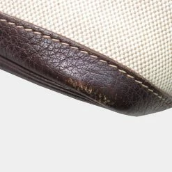 HERMES Garden Tote Bag Marron Toile Ash H Engraved For Women -Deals Hermes Store luxury women hermes used handbags p625752 012