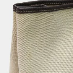 HERMES Garden Tote Bag Marron Toile Ash H Engraved For Women -Deals Hermes Store luxury women hermes used handbags p625752 013