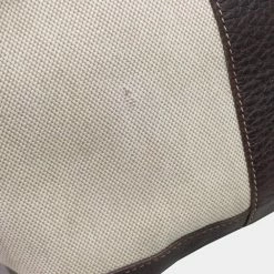 HERMES Garden Tote Bag Marron Toile Ash H Engraved For Women -Deals Hermes Store luxury women hermes used handbags p625752 018