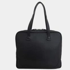 Hermes Shoulder Bag Black Leather Women's Men's For Women