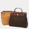 Hermes Ale Bag PM Vibrato Brown F Engraved For Women -Deals Hermes Store luxury women hermes used handbags p625766 003
