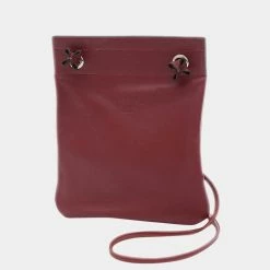 Hermes Arena Mini Shoulder Bag Swift Rouge Ash D Engraved For Women