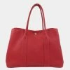 Hermes Garden PM Rouge Kazak Tote Bag Negonda Ladies For Women