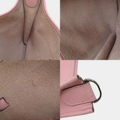 Hermes Evelyn 3 PM Rose Sakura Shoulder Bag Taurillon Ladies For Women -Deals Hermes Store luxury women hermes used handbags p625803 008