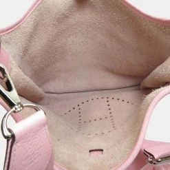 Hermes Evelyn 3 PM Rose Sakura Shoulder Bag Taurillon Ladies For Women -Deals Hermes Store luxury women hermes used handbags p625803 010