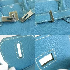 Hermes Birkin 30 Taurillon Blue Gene Handbag Ladies HERMES For Women -Deals Hermes Store luxury women hermes used handbags p625844 005