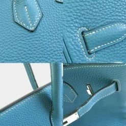 Hermes Birkin 30 Taurillon Blue Gene Handbag Ladies HERMES For Women -Deals Hermes Store luxury women hermes used handbags p625844 007
