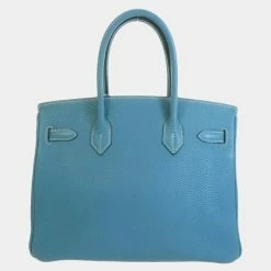 Hermes Birkin 30 Taurillon Blue Gene Handbag Ladies HERMES For Women -Deals Hermes Store luxury women hermes used handbags p625844 009