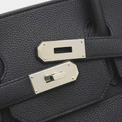 Hermes Otacroa 40 Togo Black Z Engraved For Women -Deals Hermes Store luxury women hermes used handbags p625855 004