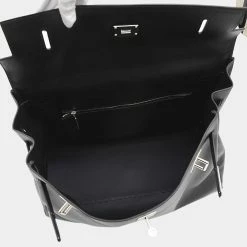 Hermes Kelly 50 Taurillon Nobillo Black Z Engraved Handbag For Women -Deals Hermes Store luxury women hermes used handbags p625857 004