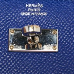 Hermes Blue Electric Epsom Leather Kelly Classic Wallet For Women -Deals Hermes Store luxury women hermes used handbags p625899 010