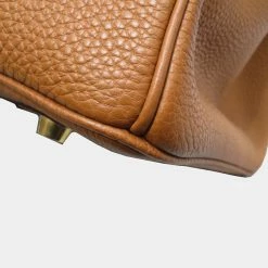 Hermes Birkin 35 Handbag Gold G Metal Fittings Togo H Engraved For Women 35 Hermes Birkin 35 Handbag Gold G Metal Fittings Togo H Engraved For Women -Deals Hermes Store luxury women hermes used handbags p628115 008