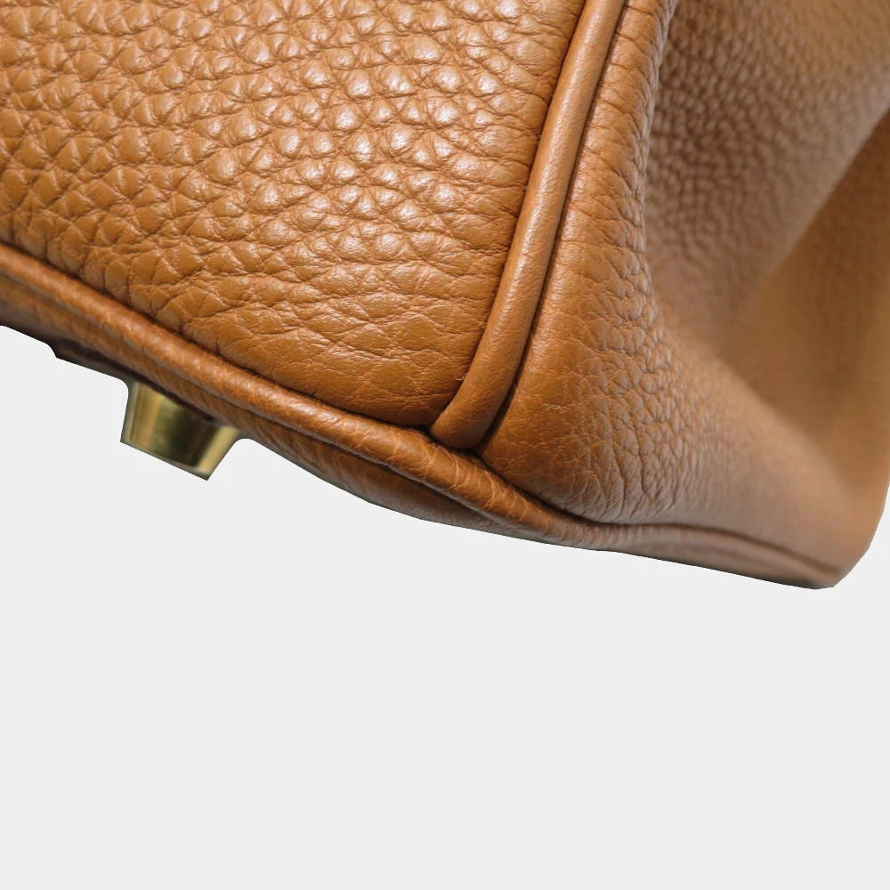 Hermes Birkin 35 Handbag Gold G Metal Fittings Togo H Engraved For Women 19 Hermes Birkin 35 Handbag Gold G Metal Fittings Togo H Engraved For Women - Image 17