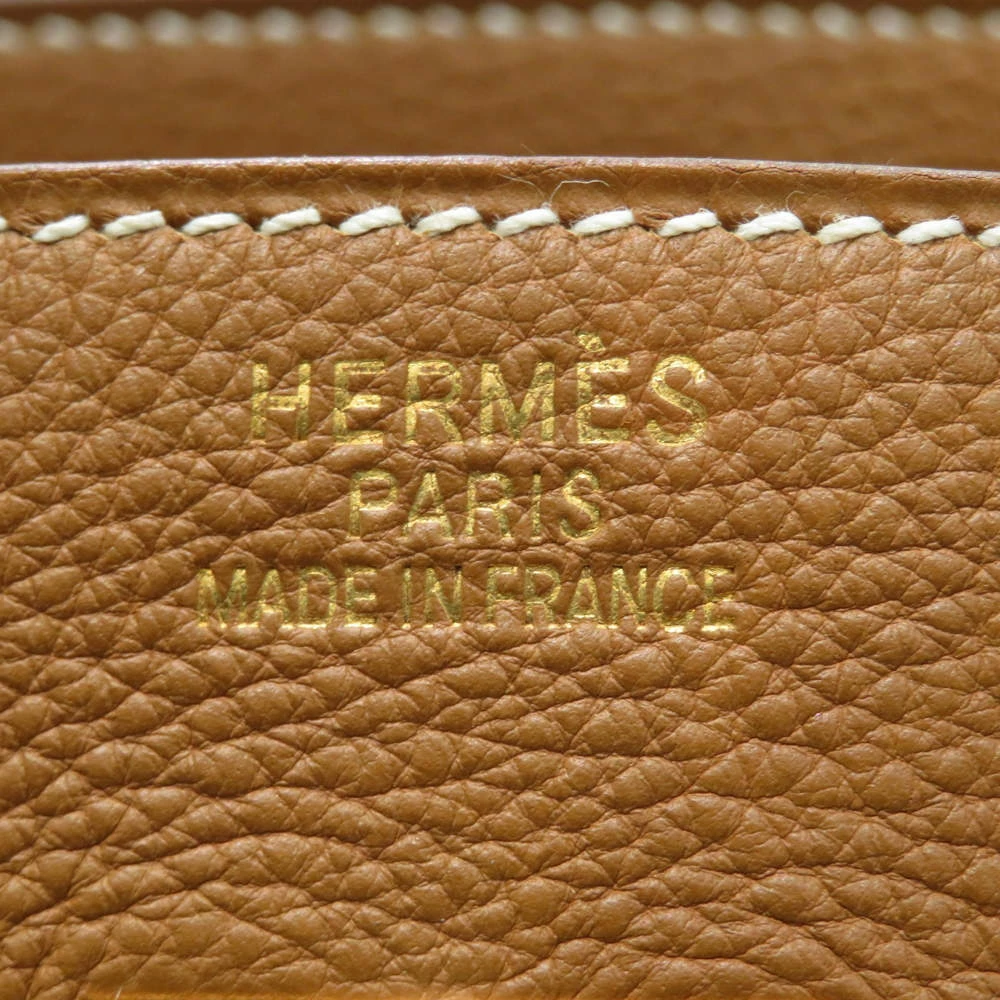 Hermes Birkin 35 Handbag Gold G Metal Fittings Togo H Engraved For Women 9 Hermes Birkin 35 Handbag Gold G Metal Fittings Togo H Engraved For Women - Image 7