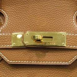 Hermes Birkin 35 Handbag Gold G Metal Fittings Togo H Engraved For Women 27 Hermes Birkin 35 Handbag Gold G Metal Fittings Togo H Engraved For Women -Deals Hermes Store luxury women hermes used handbags p628115 014