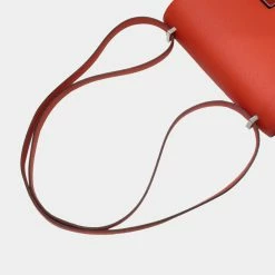 Hermes Constance 18 Shoulder Bag Capsine Vaux Epson Z Engraved For Women -Deals Hermes Store luxury women hermes used handbags p628118 009