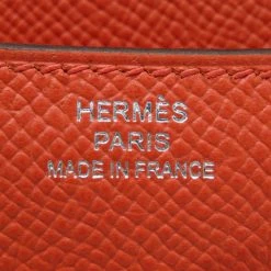 Hermes Constance 18 Shoulder Bag Capsine Vaux Epson Z Engraved For Women -Deals Hermes Store luxury women hermes used handbags p628118 013