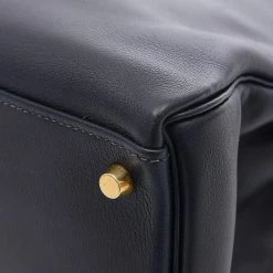 Hermes Kelly 32 Swift Navy â¡ H Engraved Handbag For Women -Deals Hermes Store luxury women hermes used handbags p628130 008