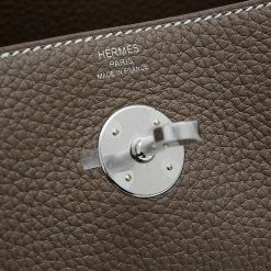 Hermes Lindy 26 Taurillon Etupe Z Engraved Handbag Shoulder Bag For Women -Deals Hermes Store luxury women hermes used handbags p628131 009