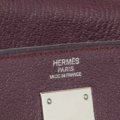Hermes Violet Chevre De Coromandel Leather Palladium Plated Kelly 32 Bag For Women -Deals Hermes Store luxury women hermes used handbags p628367 008