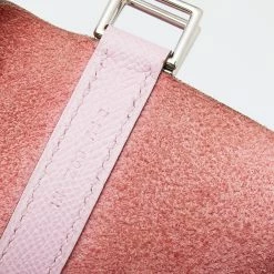 Hermes Mauve Sylvestre/Rogue H/Jaune De Naples Epsom Leather Picotin Lock Tressage MM Bag For Women -Deals Hermes Store luxury women hermes used handbags p628402 004