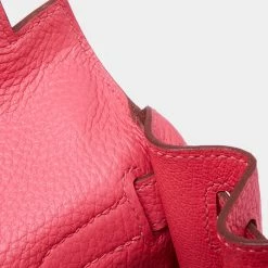 Hermes Rose Lipstick Togo Leather Palladium Finish Kelly Retourne 28 Bag For Women -Deals Hermes Store luxury women hermes used handbags p631906 008