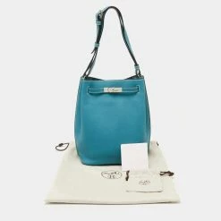 Hermes Bleu Jean Togo Leather So Kelly 22 Bag For Women 23 Hermes Bleu Jean Togo Leather So Kelly 22 Bag For Women -Deals Hermes Store luxury women hermes used handbags p632899 1651065096 005