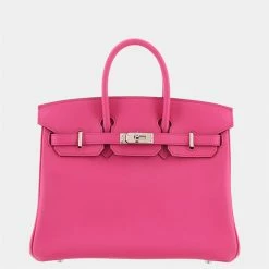 Hermes Pink Epsom Birkin 25 For Women
