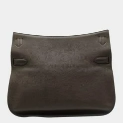 Hermes Dark Brown Clemence Leather Jypsiere 34 Shoulder Bag For Women -Deals Hermes Store luxury women hermes used handbags p634258 003