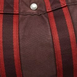 Hermes Burgundy/Red Canvas Fourre Tout PM Bag For Women -Deals Hermes Store luxury women hermes used handbags p635660 008