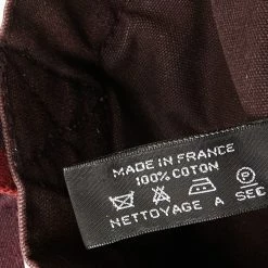 Hermes Burgundy/Red Canvas Fourre Tout PM Bag For Women -Deals Hermes Store luxury women hermes used handbags p635660 010