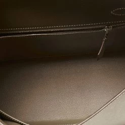 Hermes Etoupe Epsom Leather Palladium Finish Kelly Sellier 28 Bag For Women 35 Hermes Etoupe Epsom Leather Palladium Finish Kelly Sellier 28 Bag For Women -Deals Hermes Store luxury women hermes used handbags p635825 010