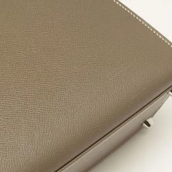 Hermes Etoupe Epsom Leather Palladium Finish Kelly Sellier 28 Bag For Women 26 Hermes Etoupe Epsom Leather Palladium Finish Kelly Sellier 28 Bag For Women -Deals Hermes Store luxury women hermes used handbags p635825 023