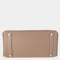 Hermes Etoupe Togo Birkin 35 PHW For Women -Deals Hermes Store luxury women hermes used handbags p636163 003