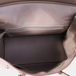 Hermes Etoupe Togo Birkin 35 PHW For Women -Deals Hermes Store luxury women hermes used handbags p636163 006