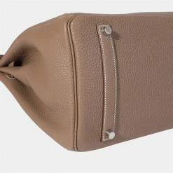 Hermes Etoupe Togo Birkin 35 PHW For Women -Deals Hermes Store luxury women hermes used handbags p636163 007