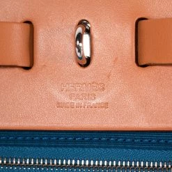 Hermes Bi Color Toile Canvas/Vache Leather Herbag Zip 31 Bag For Women -Deals Hermes Store luxury women hermes used handbags p63657 015