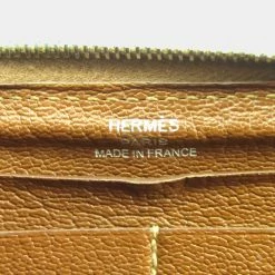 Hermes Azap Long Hose Motif Women's Fjord Leather Wallet (bi-fold) Brow BF544547 For Women -Deals Hermes Store luxury women hermes used handbags p637266 006