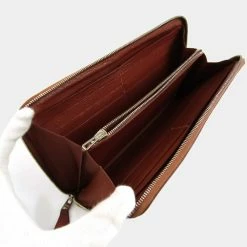 Hermes Azap Long Hose Motif Women's Fjord Leather Wallet (bi-fold) Brow BF544547 For Women -Deals Hermes Store luxury women hermes used handbags p637266 009