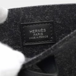 Hermes Evelyn TPM Felt Swift Black Z Engraved Shoulder Bag For Women -Deals Hermes Store luxury women hermes used handbags p637284 003