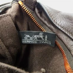 Hermes 2way Mini Caravan Horizontal PM Voderma Havana Brown Women's Handbag For Women -Deals Hermes Store luxury women hermes used handbags p637292 006