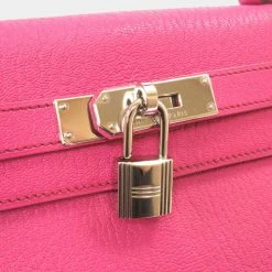 Hermes Kelly 28 Inner Stitch Coromandel Fuchsia K Engraved Handbag For Women -Deals Hermes Store luxury women hermes used handbags p637300 002