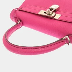 Hermes Kelly 28 Inner Stitch Coromandel Fuchsia K Engraved Handbag For Women -Deals Hermes Store luxury women hermes used handbags p637300 010