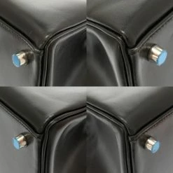 Hermes Kelly 32 Inner Stitch Box Calf Black New Metal Fittings L Engraved Bag For Women -Deals Hermes Store luxury women hermes used handbags p637302 004
